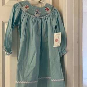3T smocked dress. NWT.